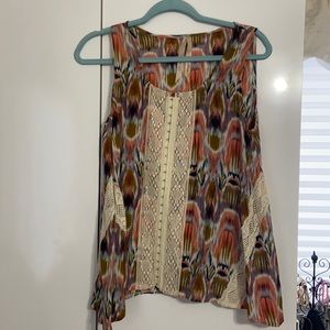 Free People Eyelet Top